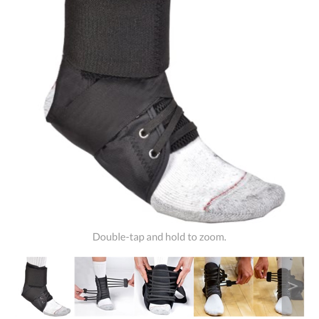 New Black Ankle Support Brace